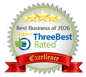 Three Best Rated Best Business of 2026 Excellence award