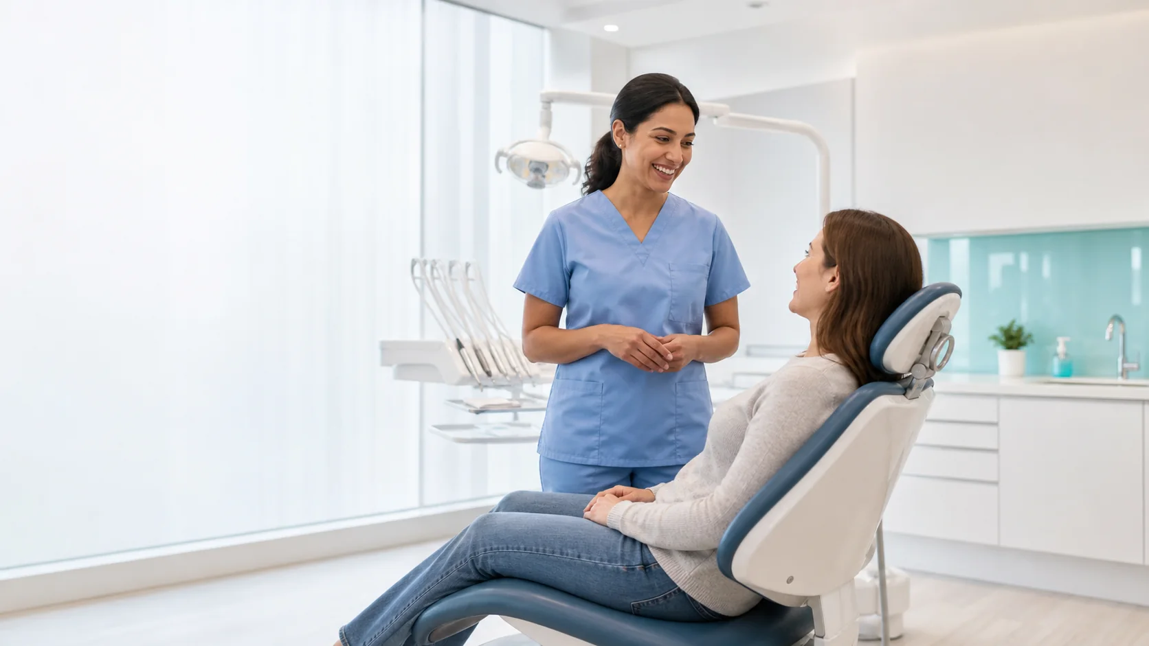 A welcoming family dental appointment at Port Dover Family Dentistry