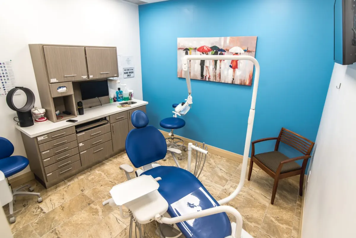 Bright and comfortable treatment room at Port Dover Family Dentistry